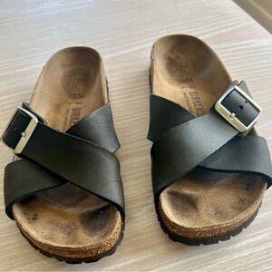 Birkenstock Siena - 39 Black - Cross strap